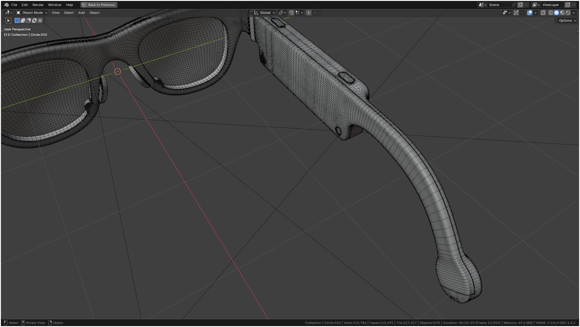 Aria Gen 2 Smart Glasses 3D model_54