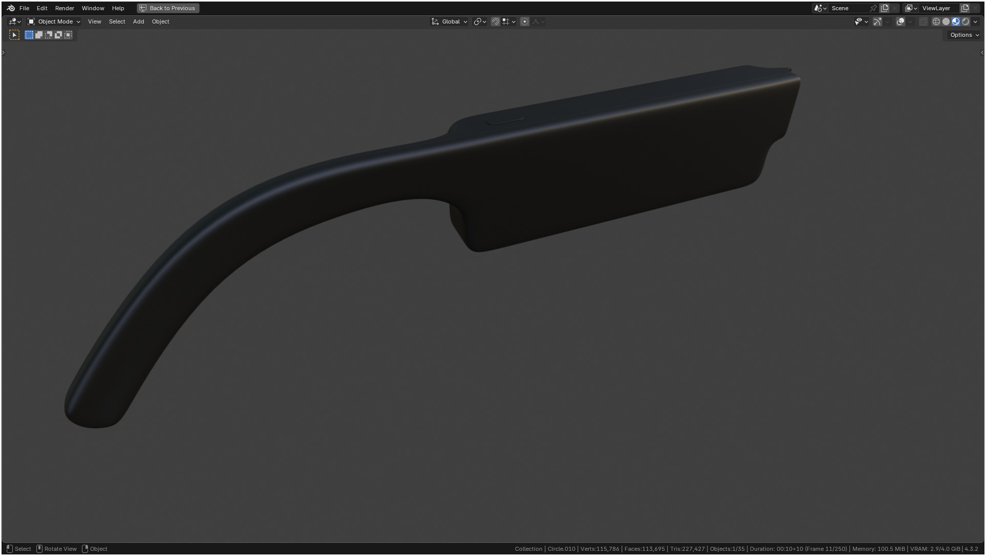 Aria Gen 2 Smart Glasses 3D model_49