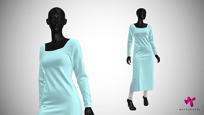 Salwar Suit 01 3D model