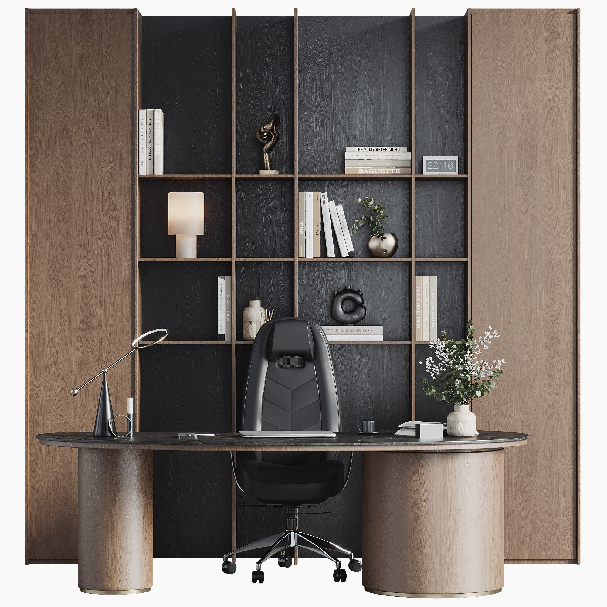 Boss Desk - Office Furniture 35 3D model