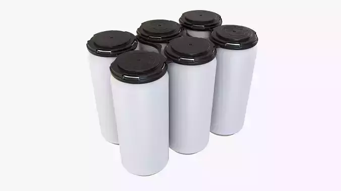 Standard Can 473ml 16oz Clip Pak Carrier Handle 6pak