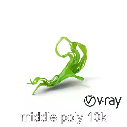 Flowing Seaweed Design 3D model pack Low-poly 3D model