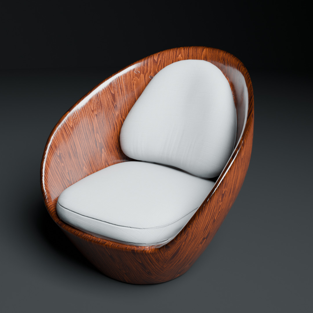 Modern Luxury Sofa 3D Model Low-poly 3D model_2