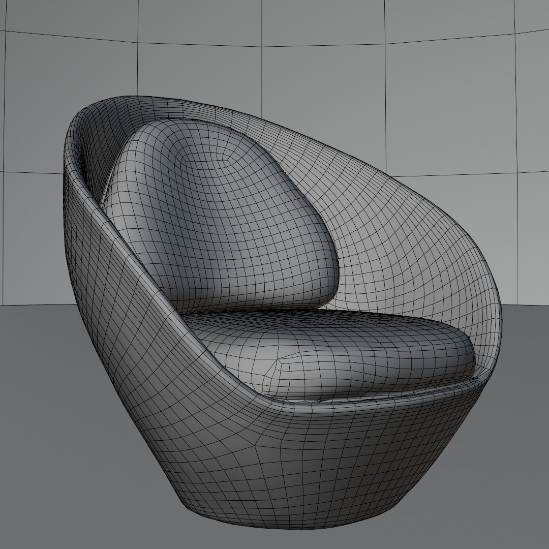 Modern Luxury Sofa 3D Model Low-poly 3D model_5