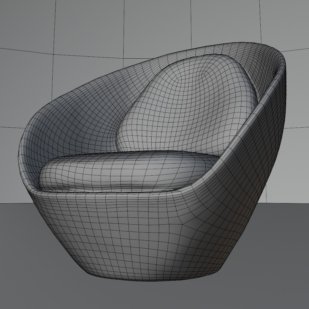 Modern Luxury Sofa 3D Model Low-poly 3D model_9