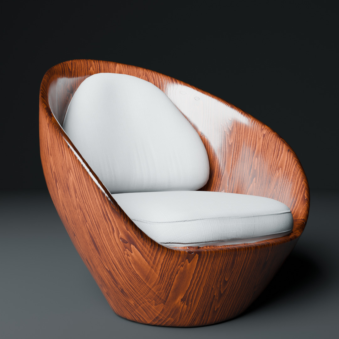 Modern Luxury Sofa 3D Model Low-poly 3D model_1