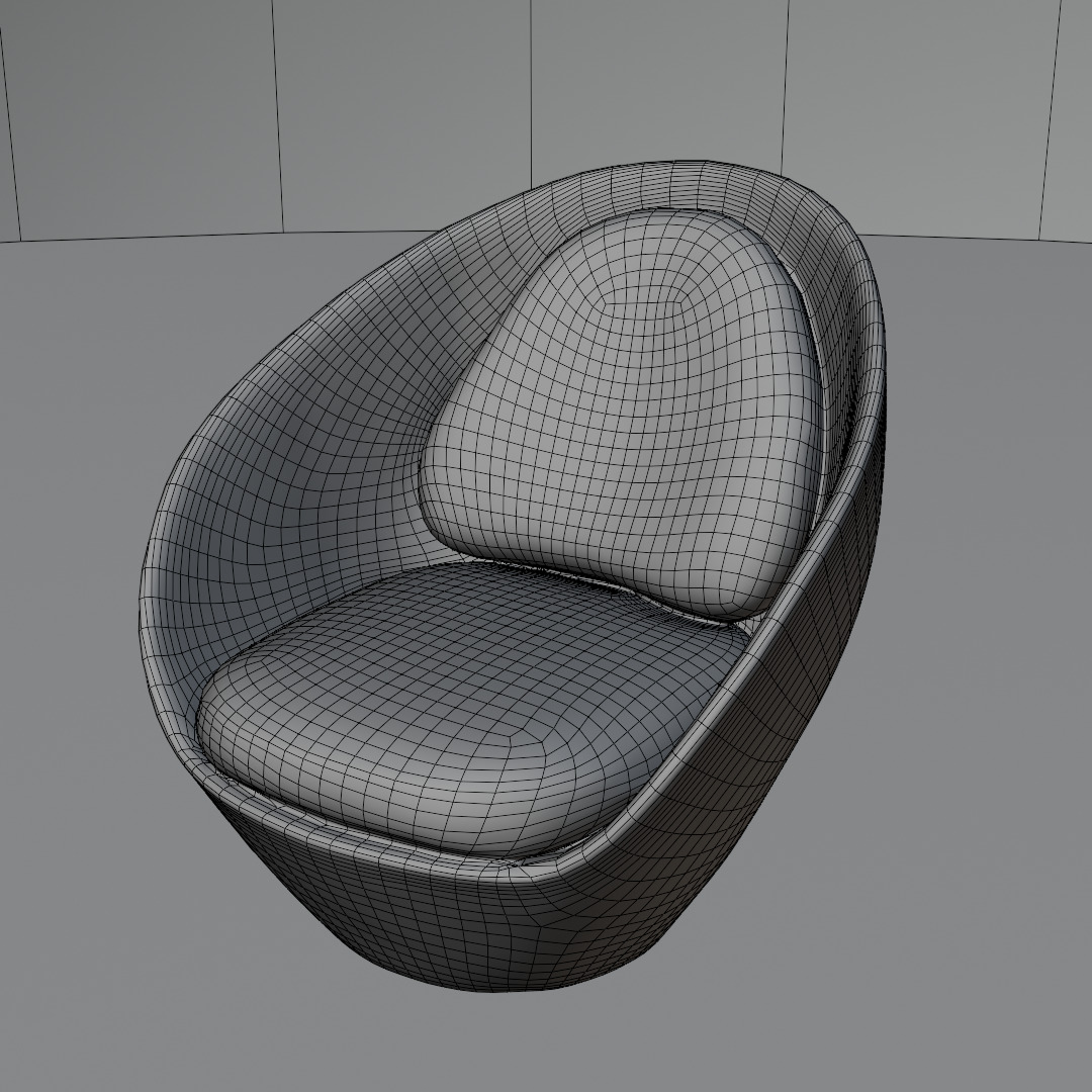 Modern Luxury Sofa 3D Model Low-poly 3D model_6