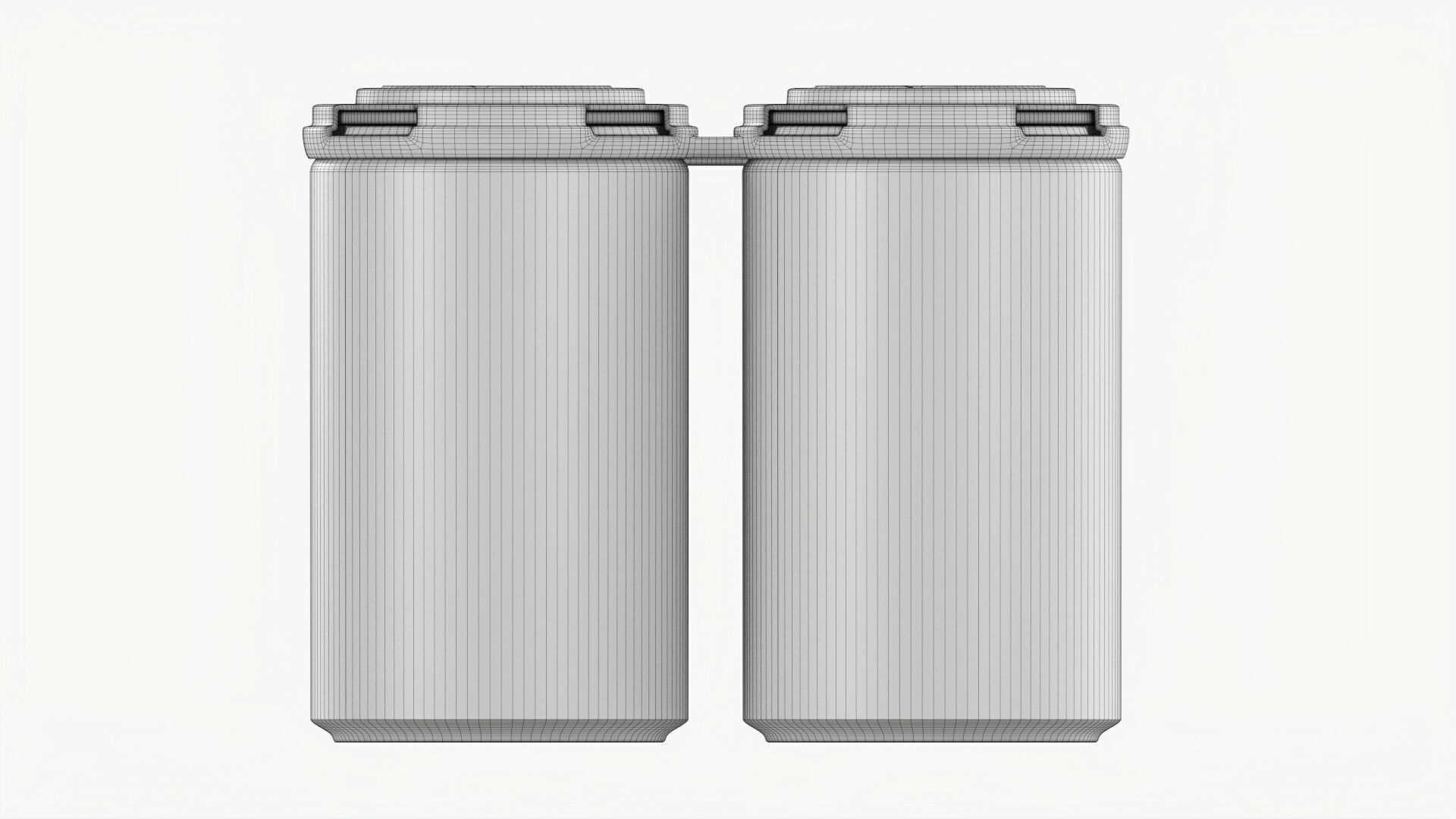 Slim Can 150ml Clip Pak Carrier Handle 6pak 3D model_10