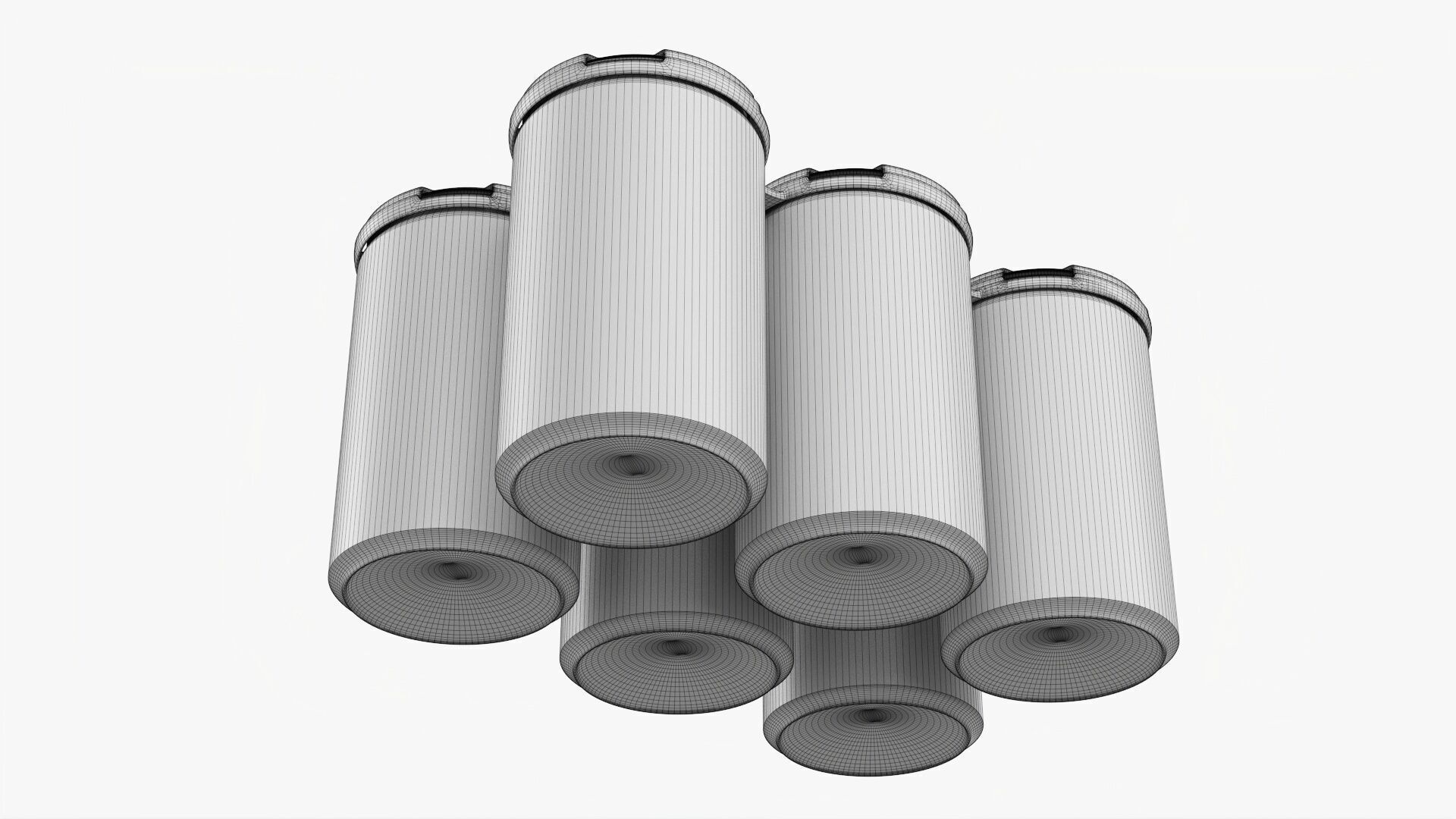 Slim Can 150ml Clip Pak Carrier Handle 6pak 3D model_8