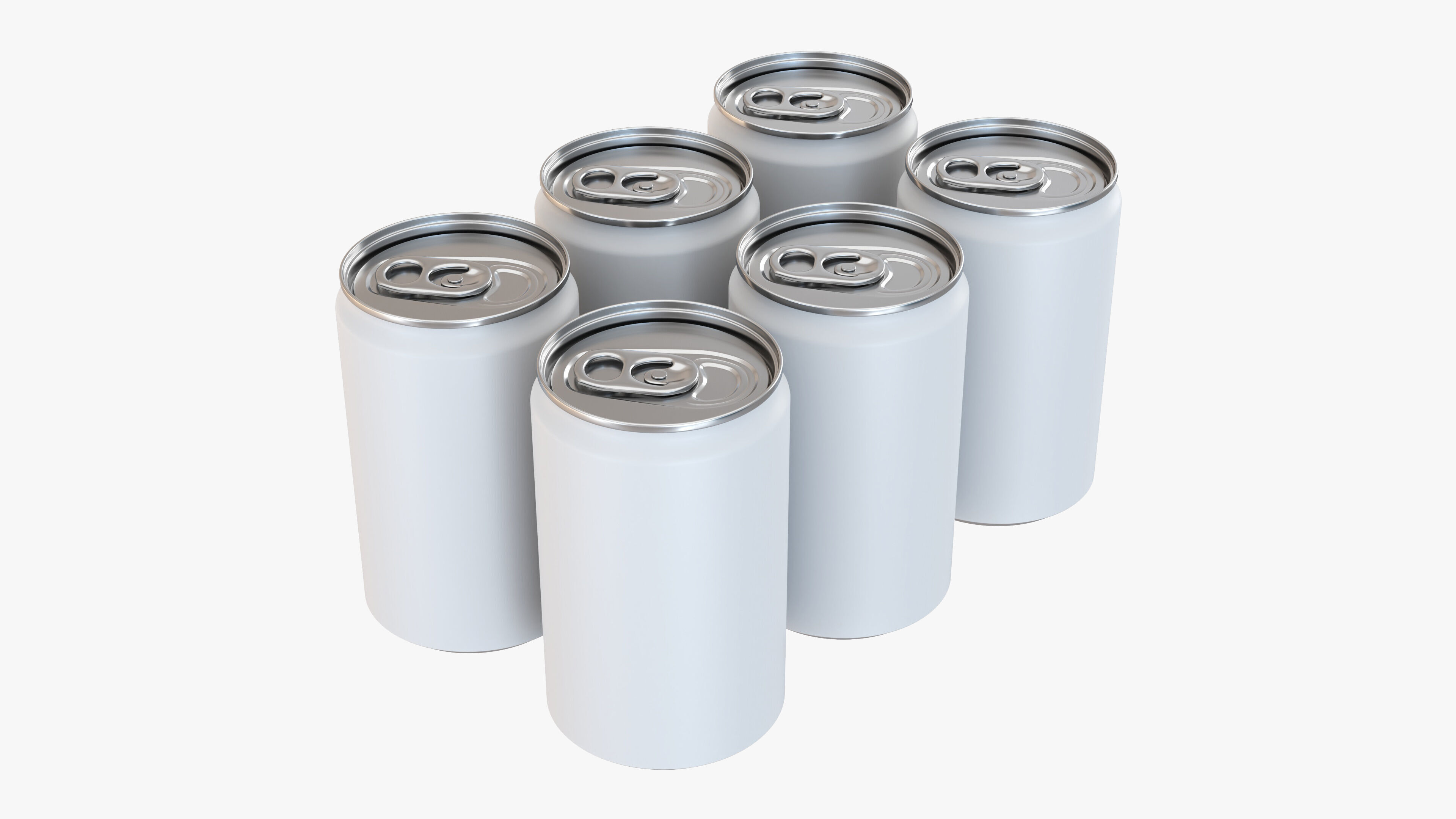 Slim Can 150ml Clip Pak Carrier Handle 6pak 3D model_1