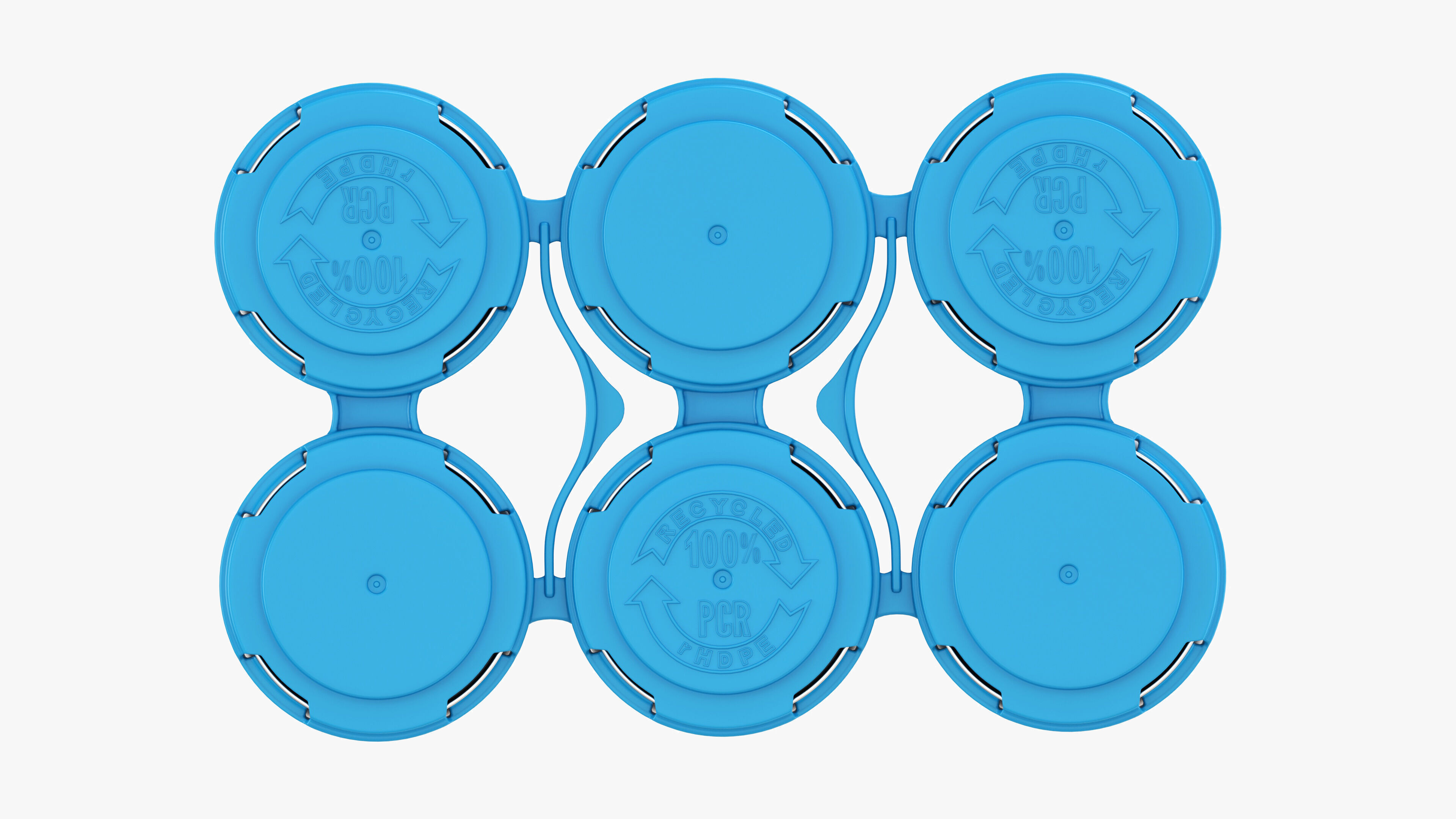 Slim Can 150ml Clip Pak Carrier Handle 6pak 3D model_5