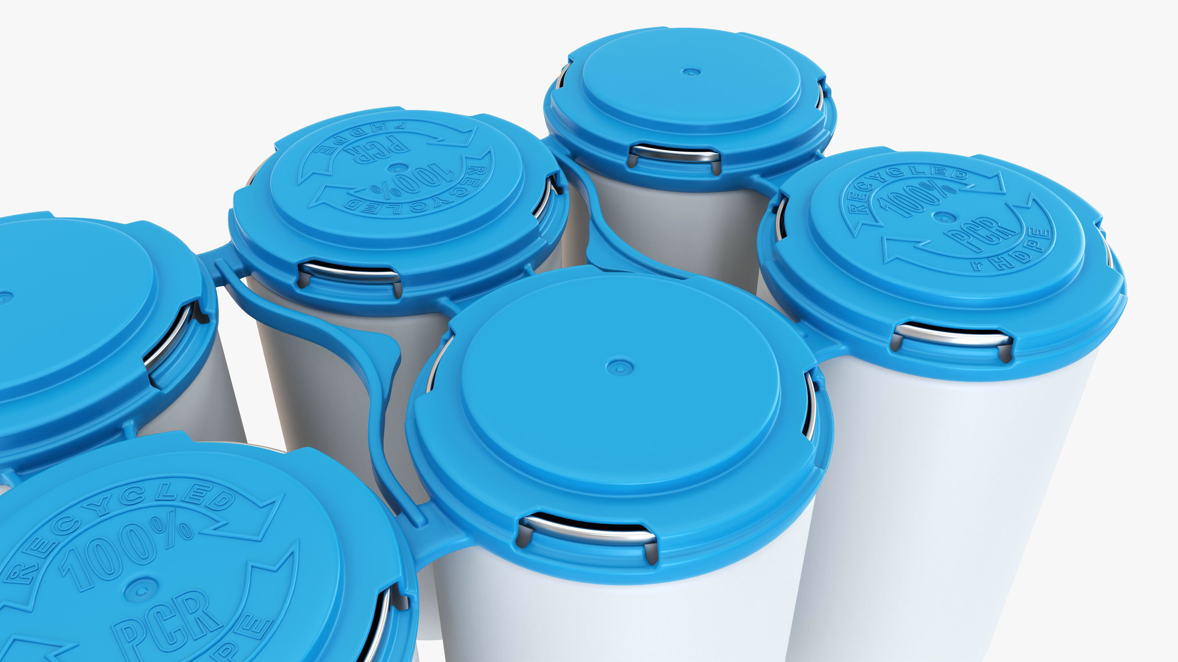 Slim Can 150ml Clip Pak Carrier Handle 6pak 3D model_3