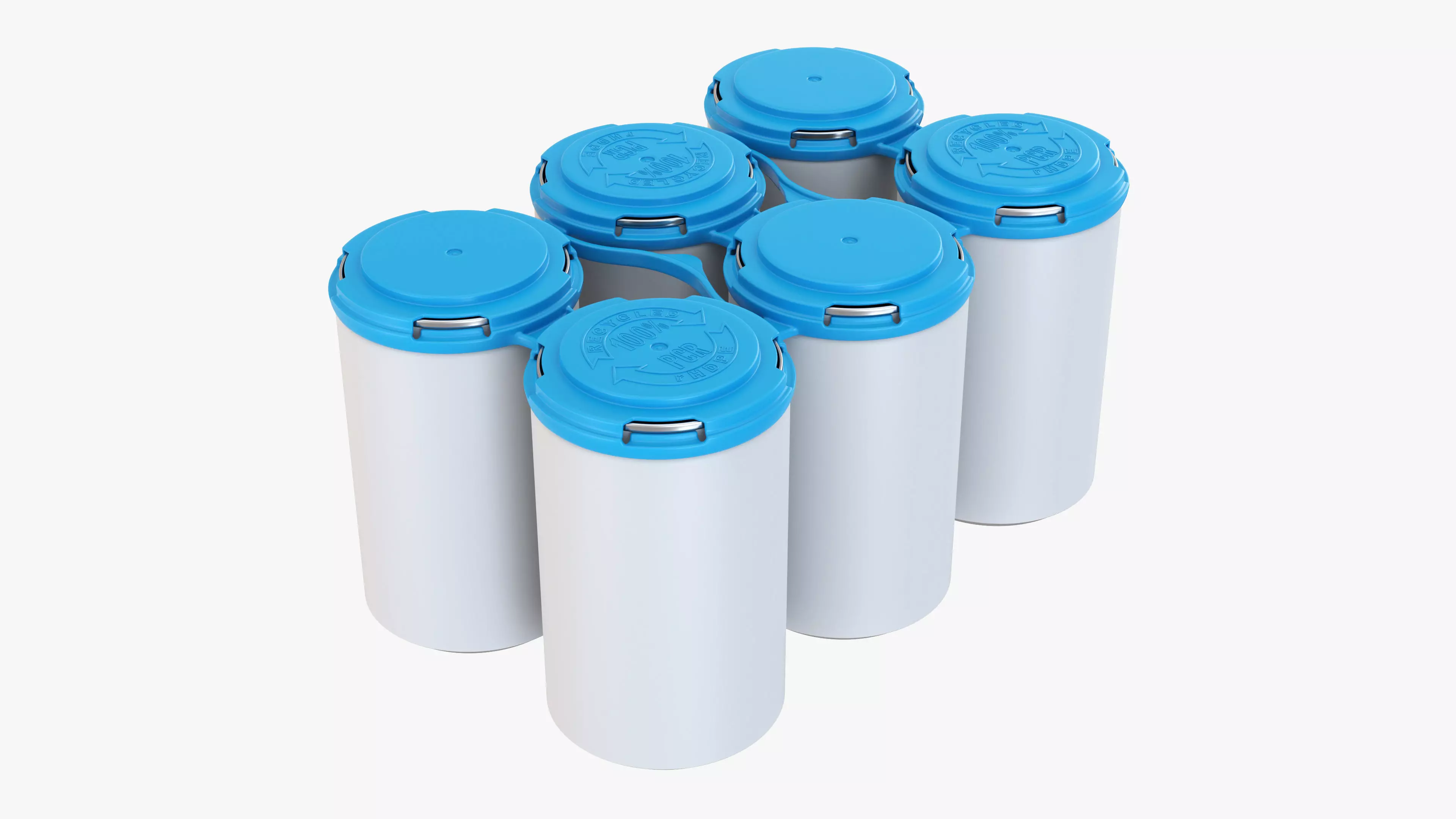 Slim Can 150ml Clip Pak Carrier Handle 6pak 3D model_0