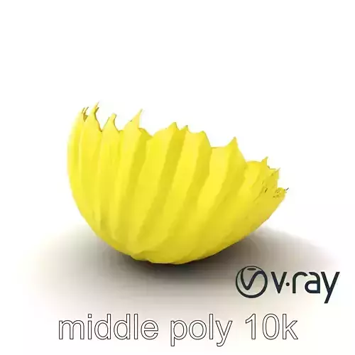 Underwater Plant Vibrant Leaf Structure model pack Low-poly 3D model