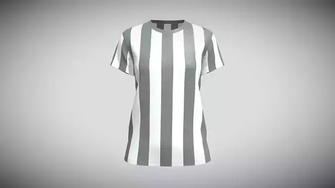 Ladies White Tops In Low Poly