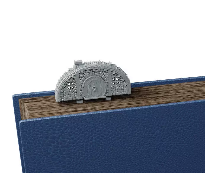 Hobbit House Bookmark 3D print model_0