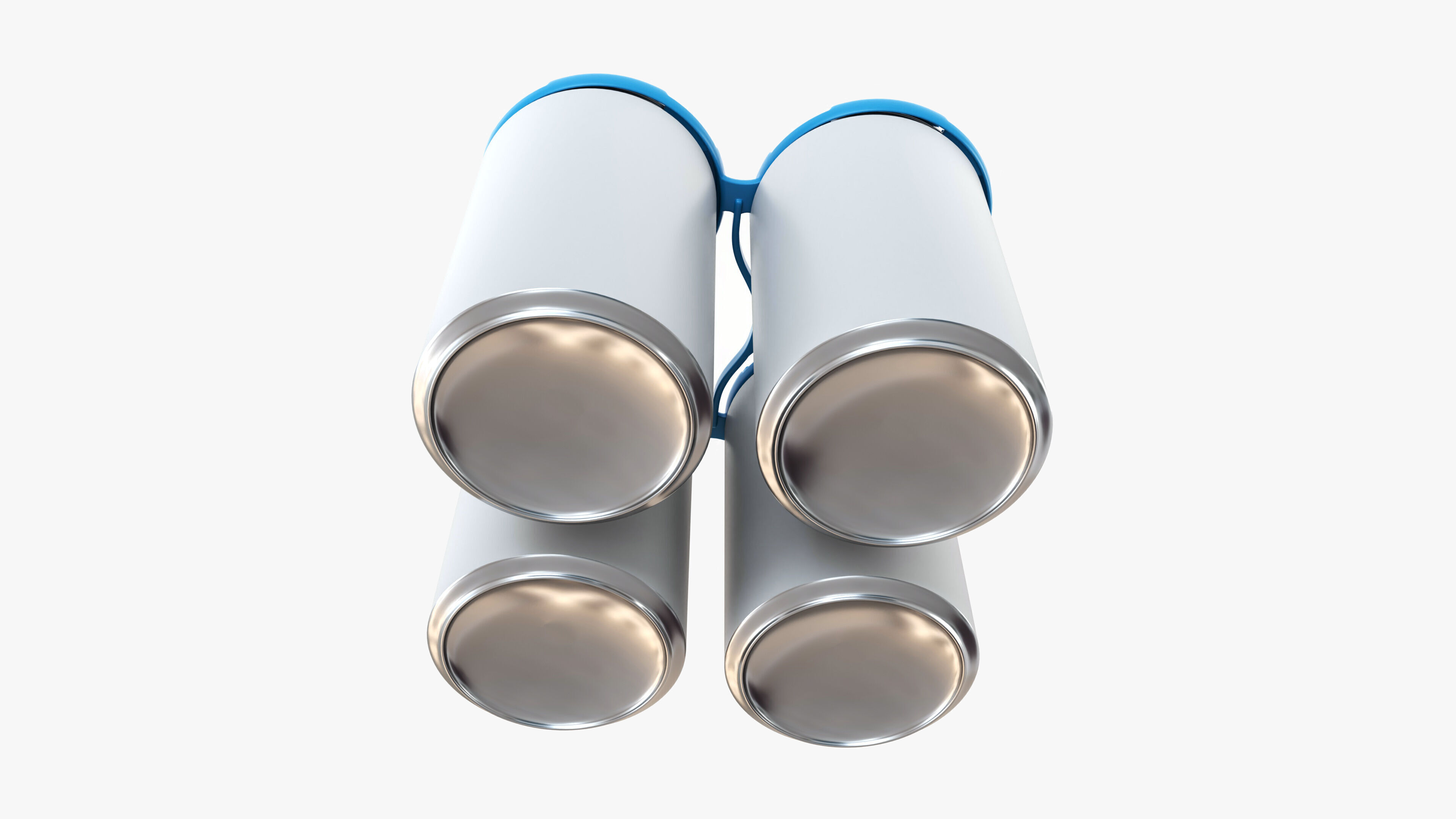 Slim Can 150ml Clip Pak Carrier Handle Quadpak 3D model_2