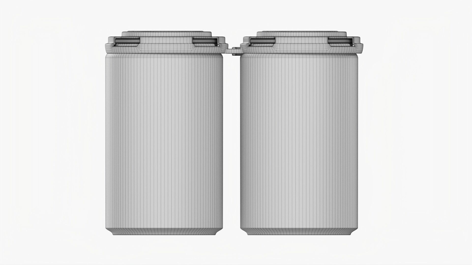 Slim Can 150ml Clip Pak Carrier Handle Quadpak 3D model_8