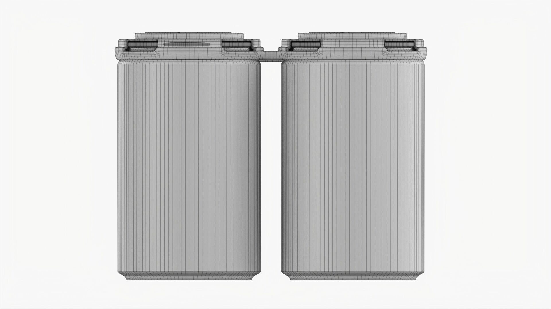 Slim Can 150ml Clip Pak Carrier Handle Quadpak 3D model_9