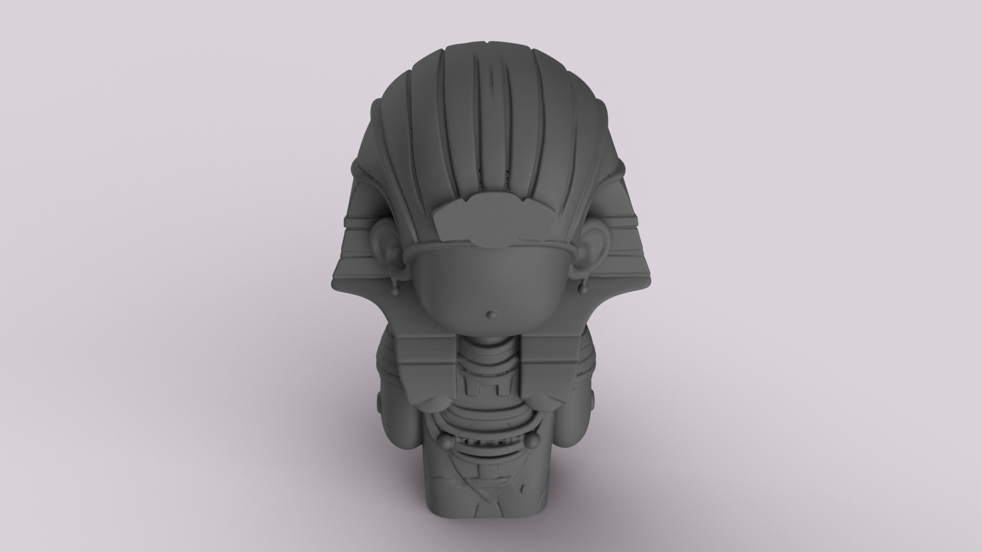 Ancient Egyptian Man 3D print model_1