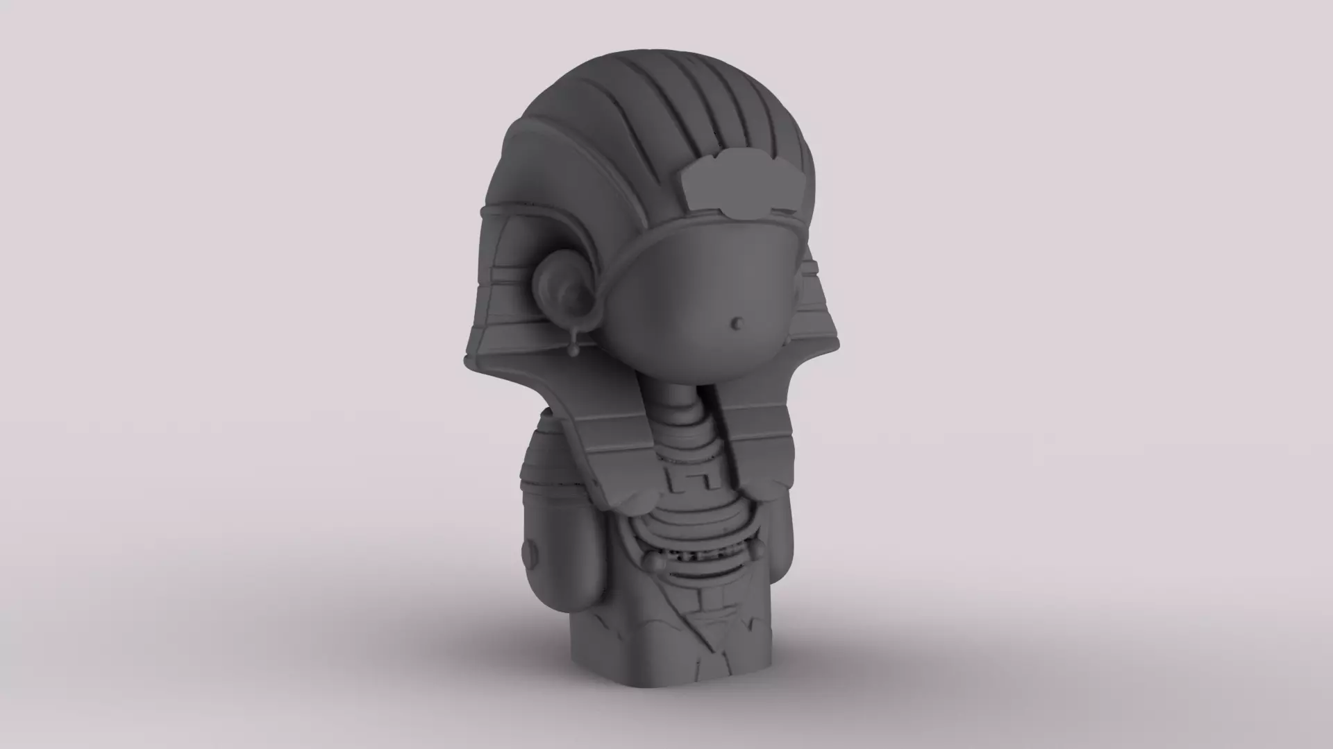 Ancient Egyptian Man 3D print model_0
