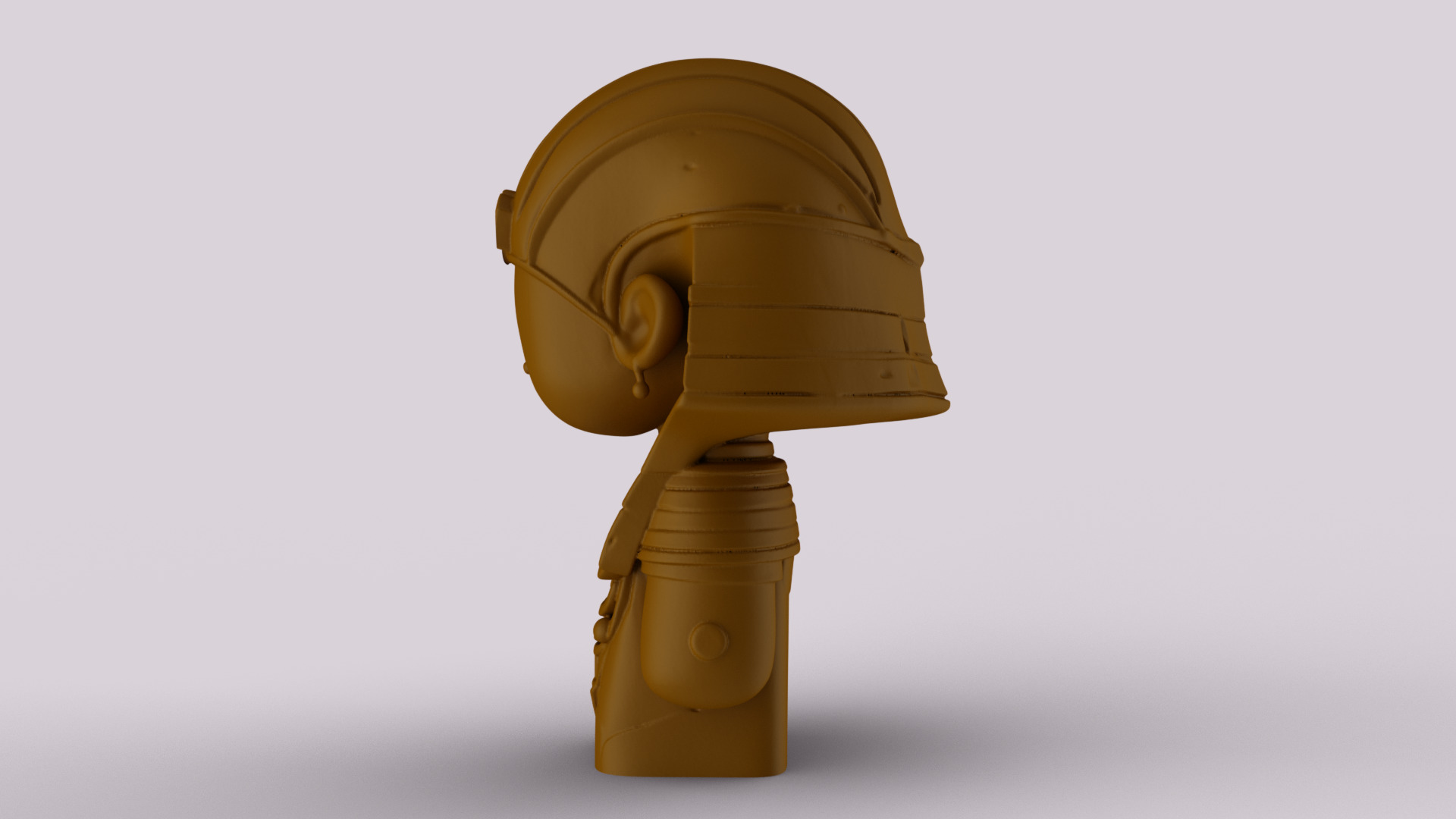 Ancient Egyptian Man 3D print model_4