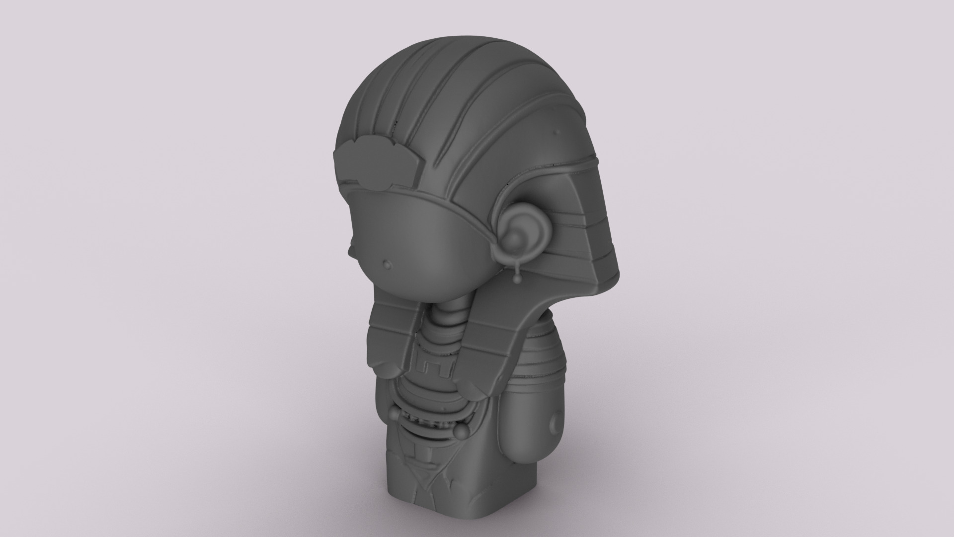 Ancient Egyptian Man 3D print model_6