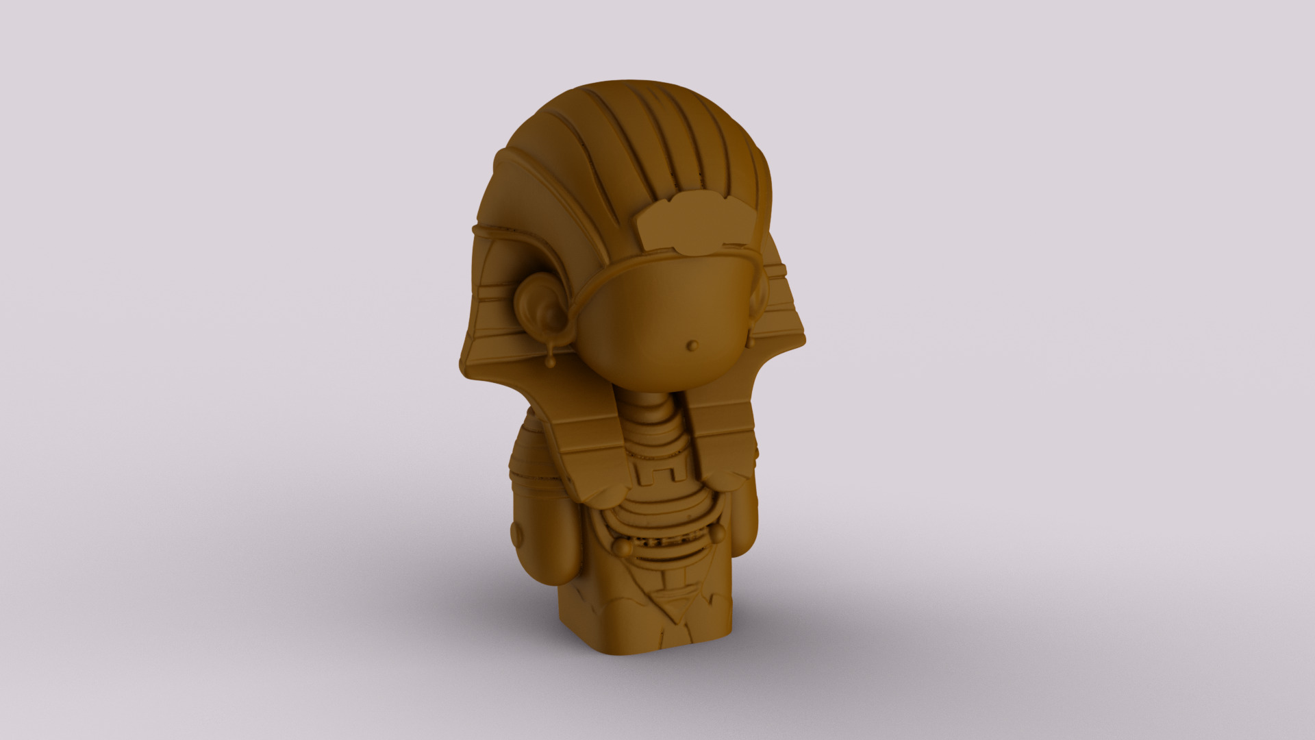 Ancient Egyptian Man 3D print model_3