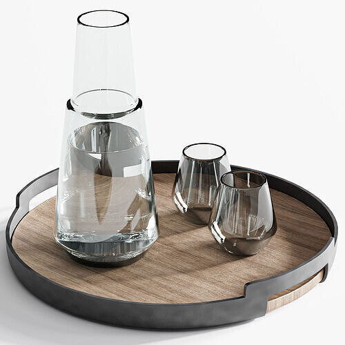 Tableware set21 3D model 4