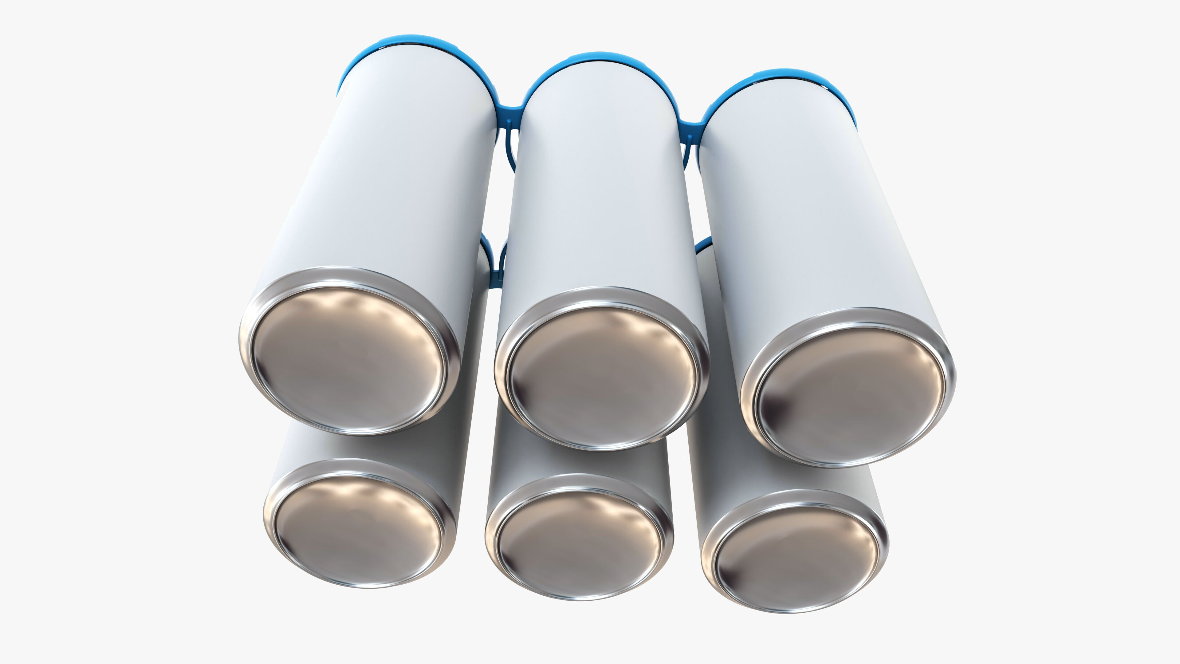 Slim Can 250ml Clip Pak Carrier Handle 6pak 3D model_2