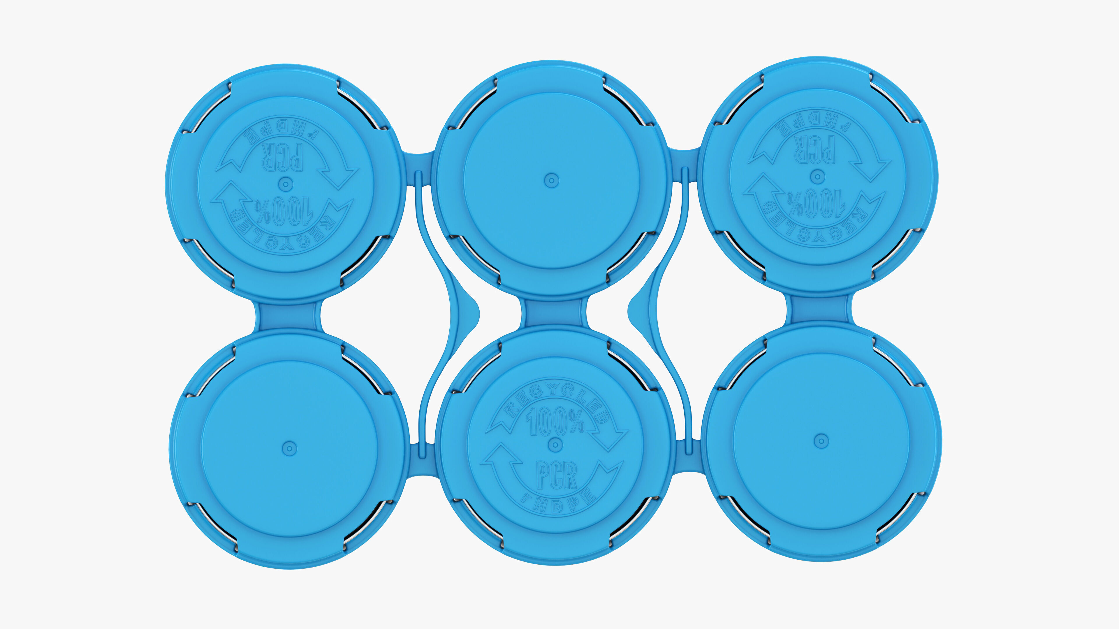 Slim Can 250ml Clip Pak Carrier Handle 6pak 3D model_5