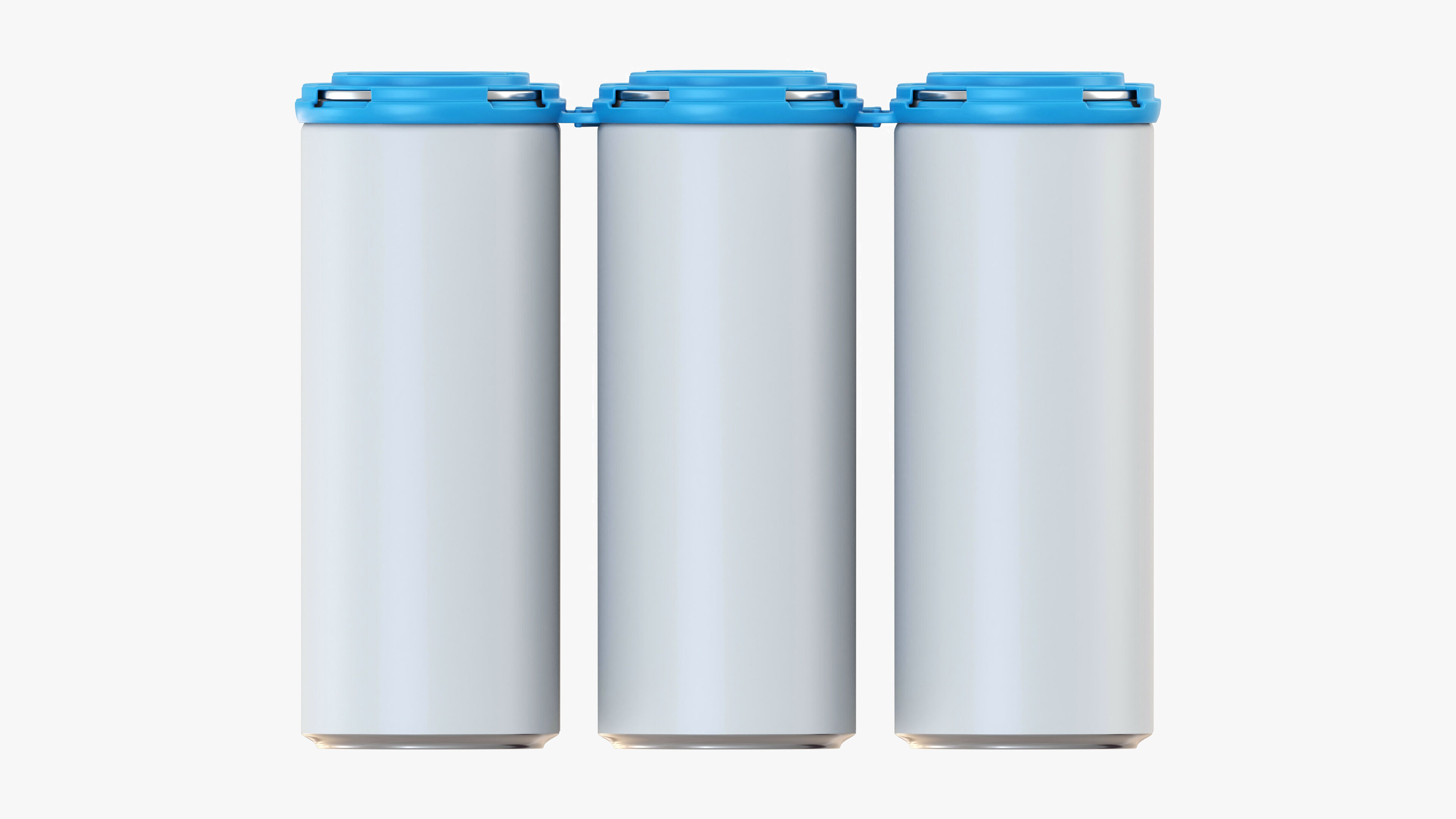 Slim Can 250ml Clip Pak Carrier Handle 6pak 3D model_4