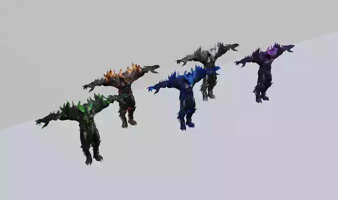 Chaos Demon 3D Model Pack 3D model