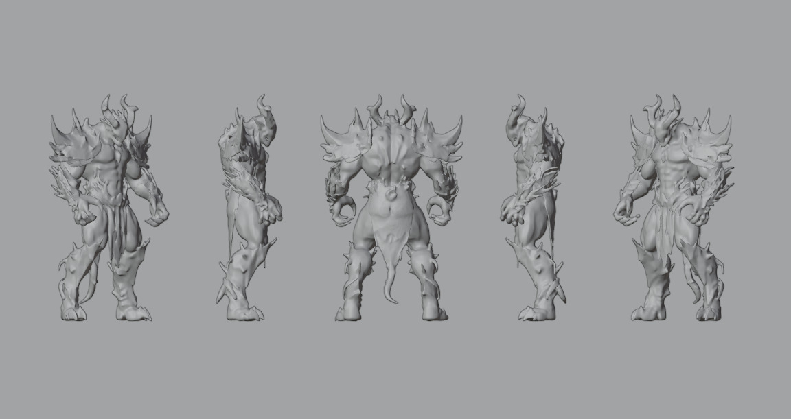 Chaos Demon 3D Model Pack 3D model_9