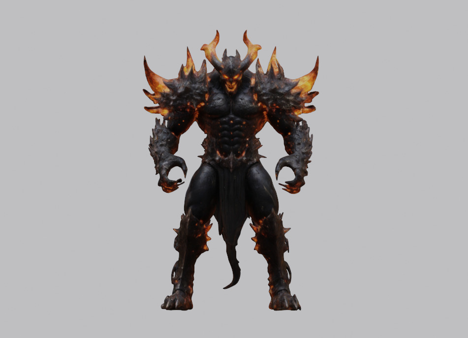 Chaos Demon 3D Model Pack 3D model_3