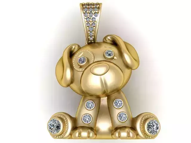 PANDA PENDANT 3D PRINTABLE MODEL 