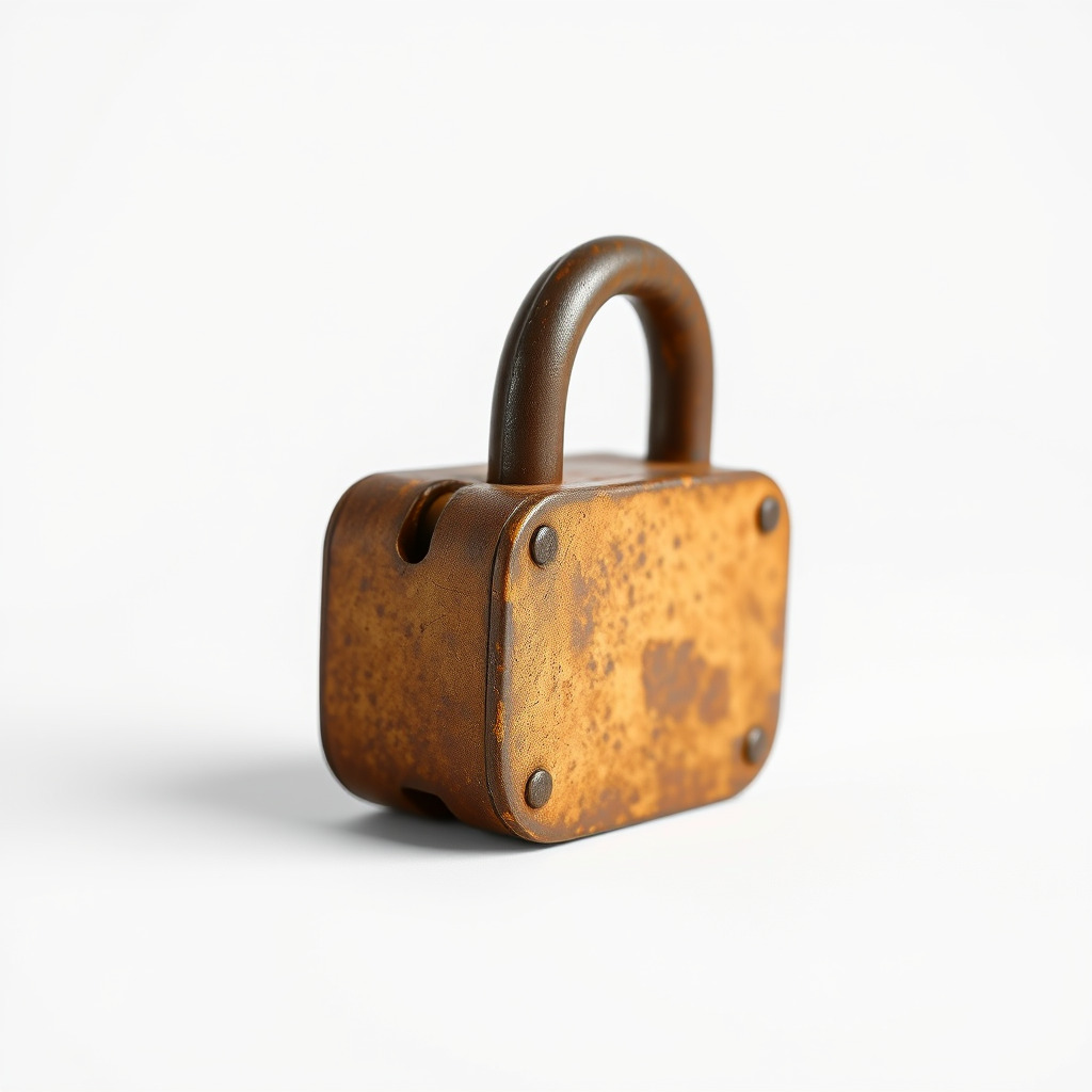 Rusted Metal Lock model pack Low-poly 3D model_4