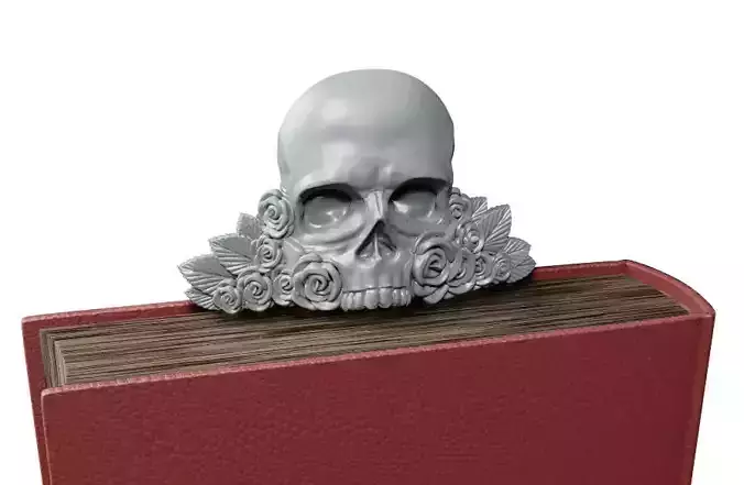 Memento Mori Bookmark 3D print model