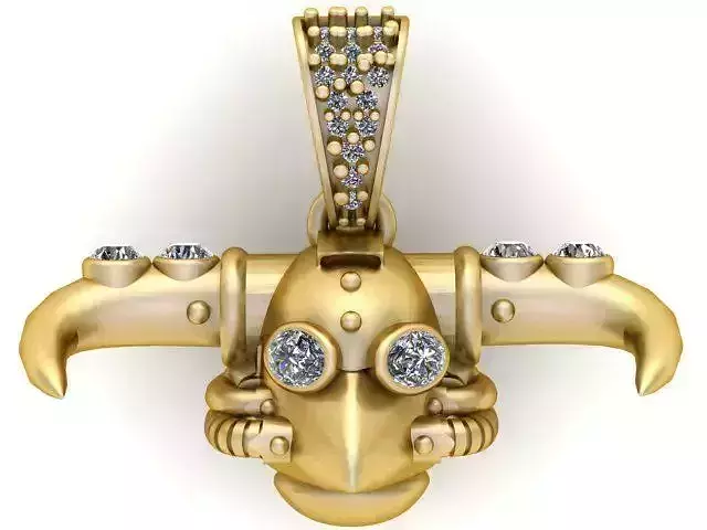 CHAND ANIMAL PENDANT 3D PRINTABLE MODEL 