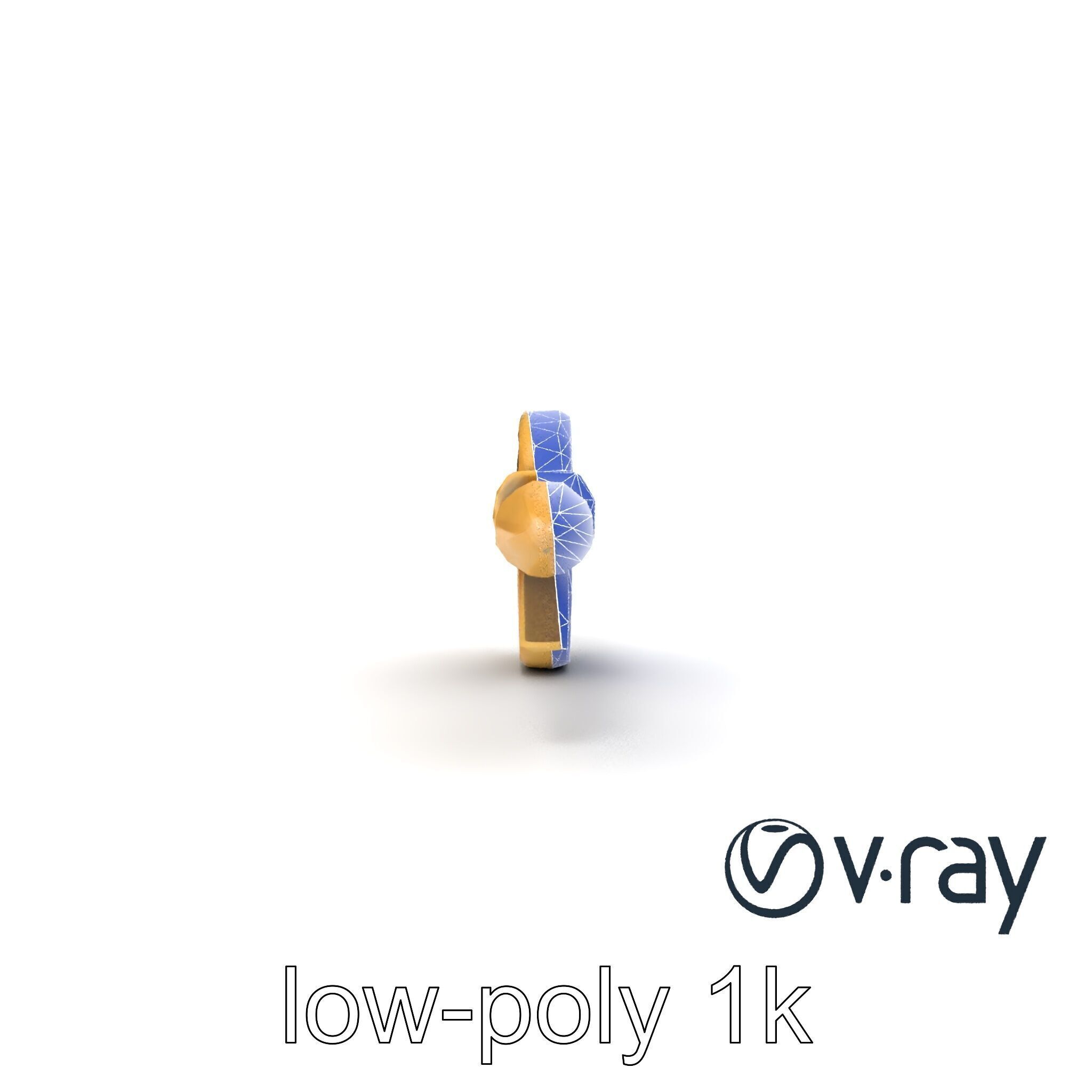 Intricate Antique Key Design model pack Low-poly 3D model_20