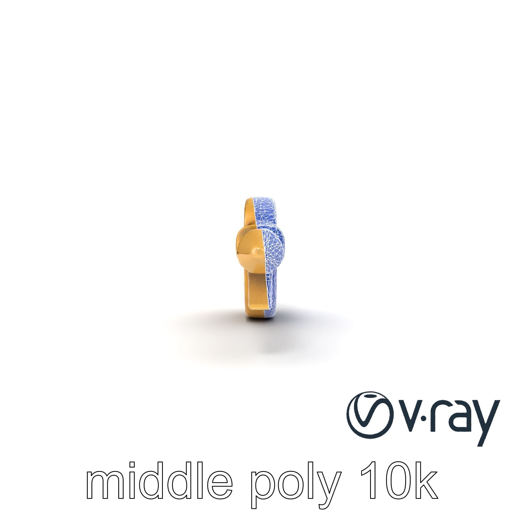 Intricate Antique Key Design model pack Low-poly 3D model_29