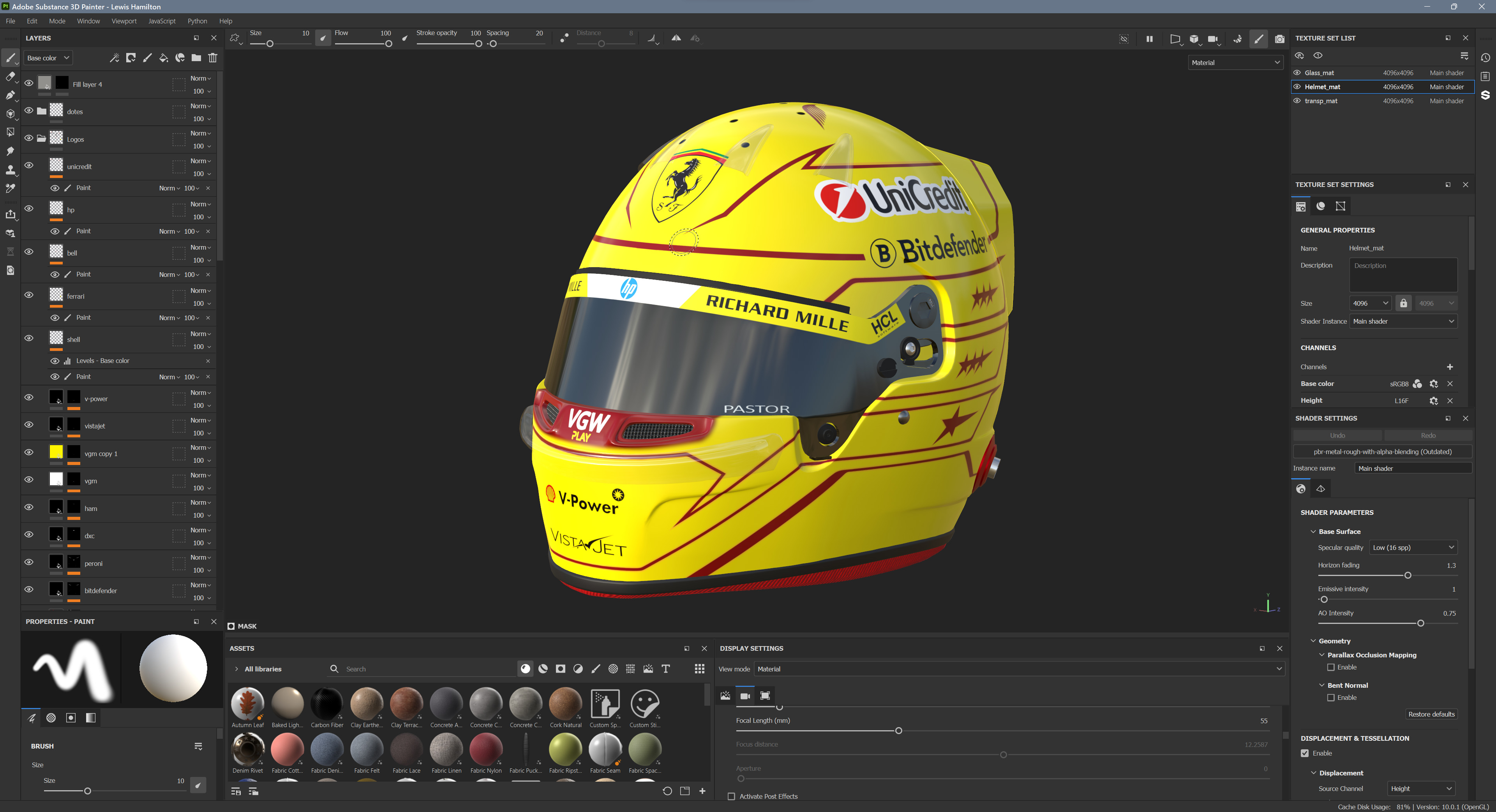 F1 Ferrari Race Suit 2025 3D model_22