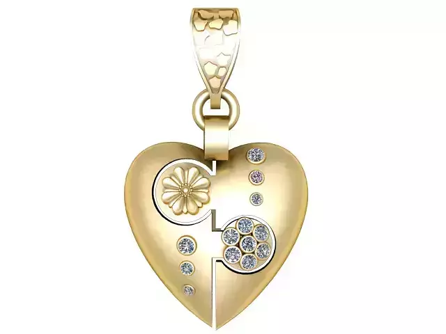 HEART pendant 3d printable model