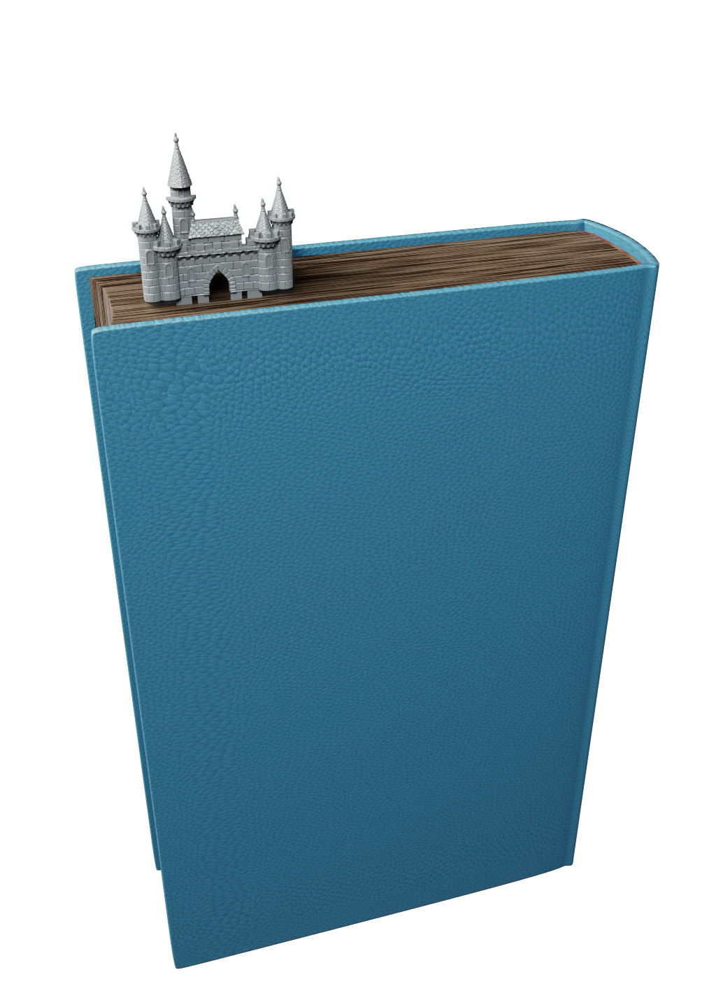 Castle Bookmark 3D print model_1