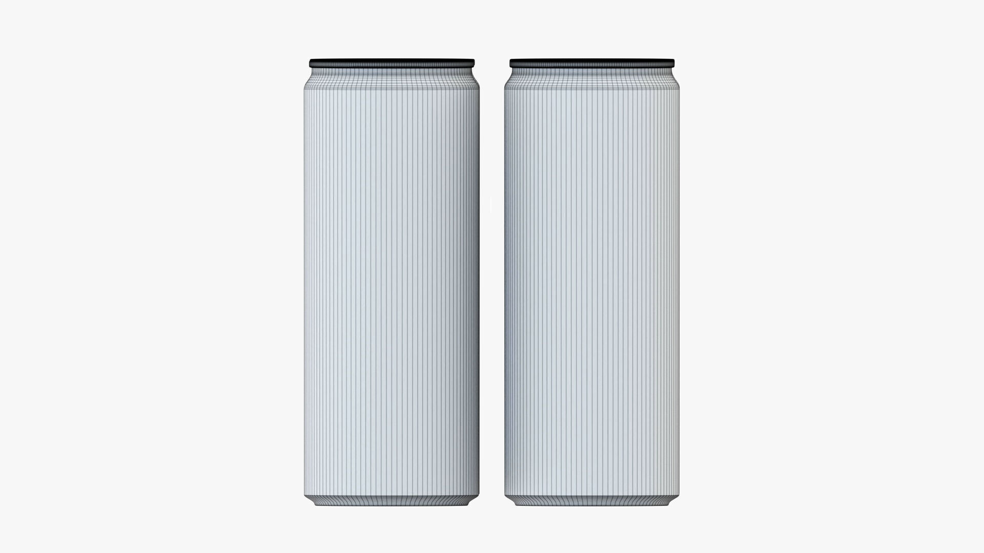 Slim Can 250ml Clip Pak Carrier Handle Quadpak 3D model_8