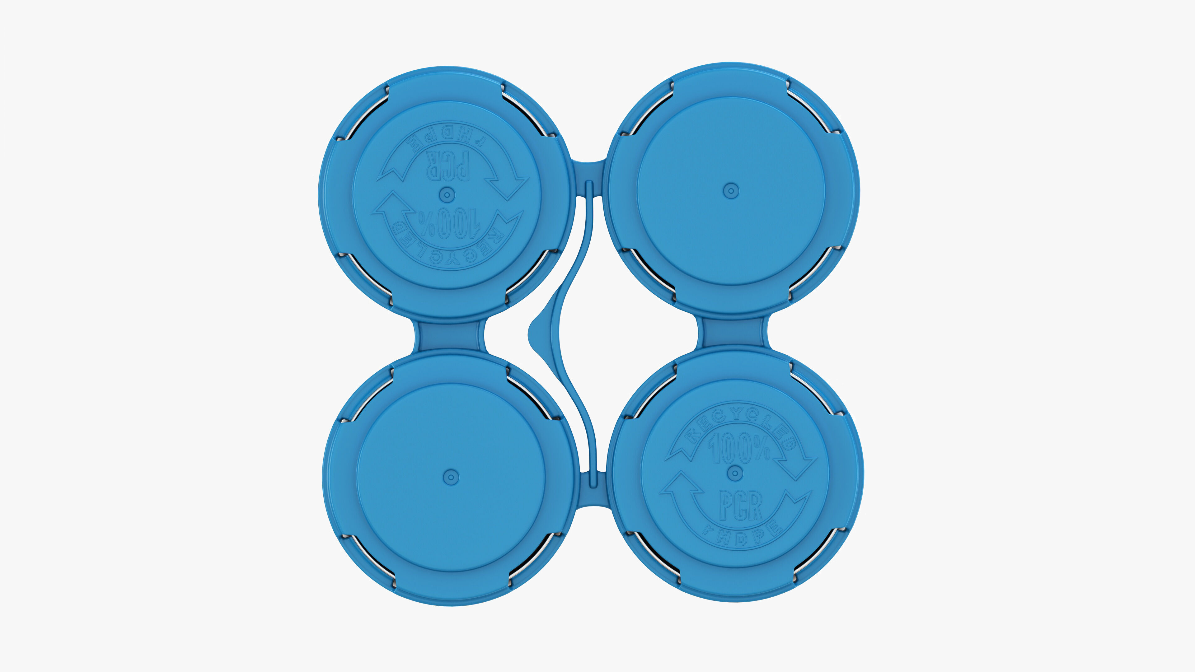 Slim Can 250ml Clip Pak Carrier Handle Quadpak 3D model_4