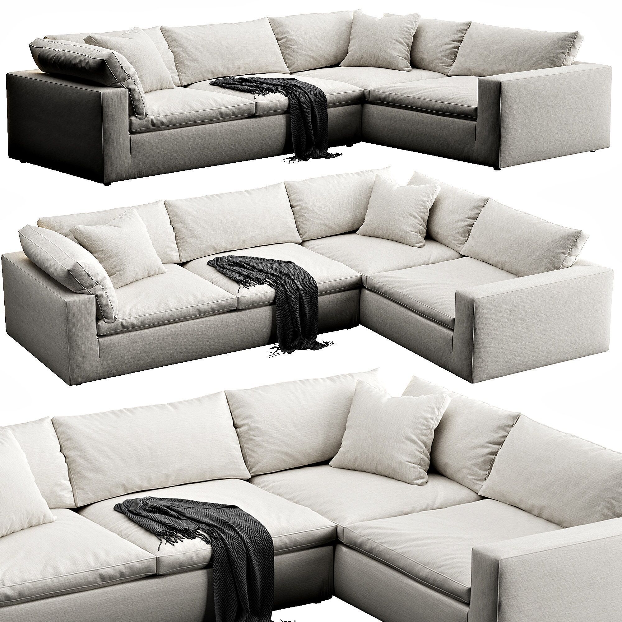 Restoration Hardware Cloud 3D model_6