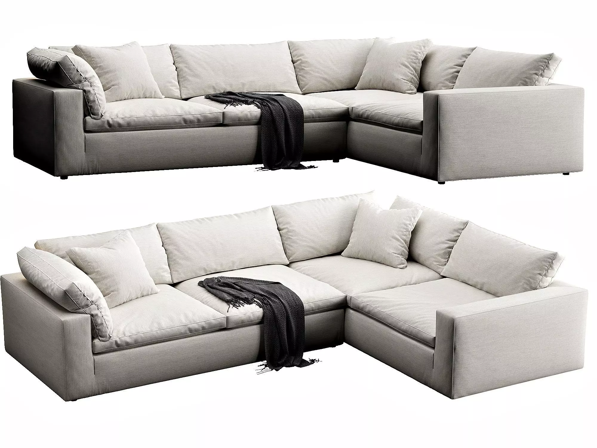 Restoration Hardware Cloud 3D model_0