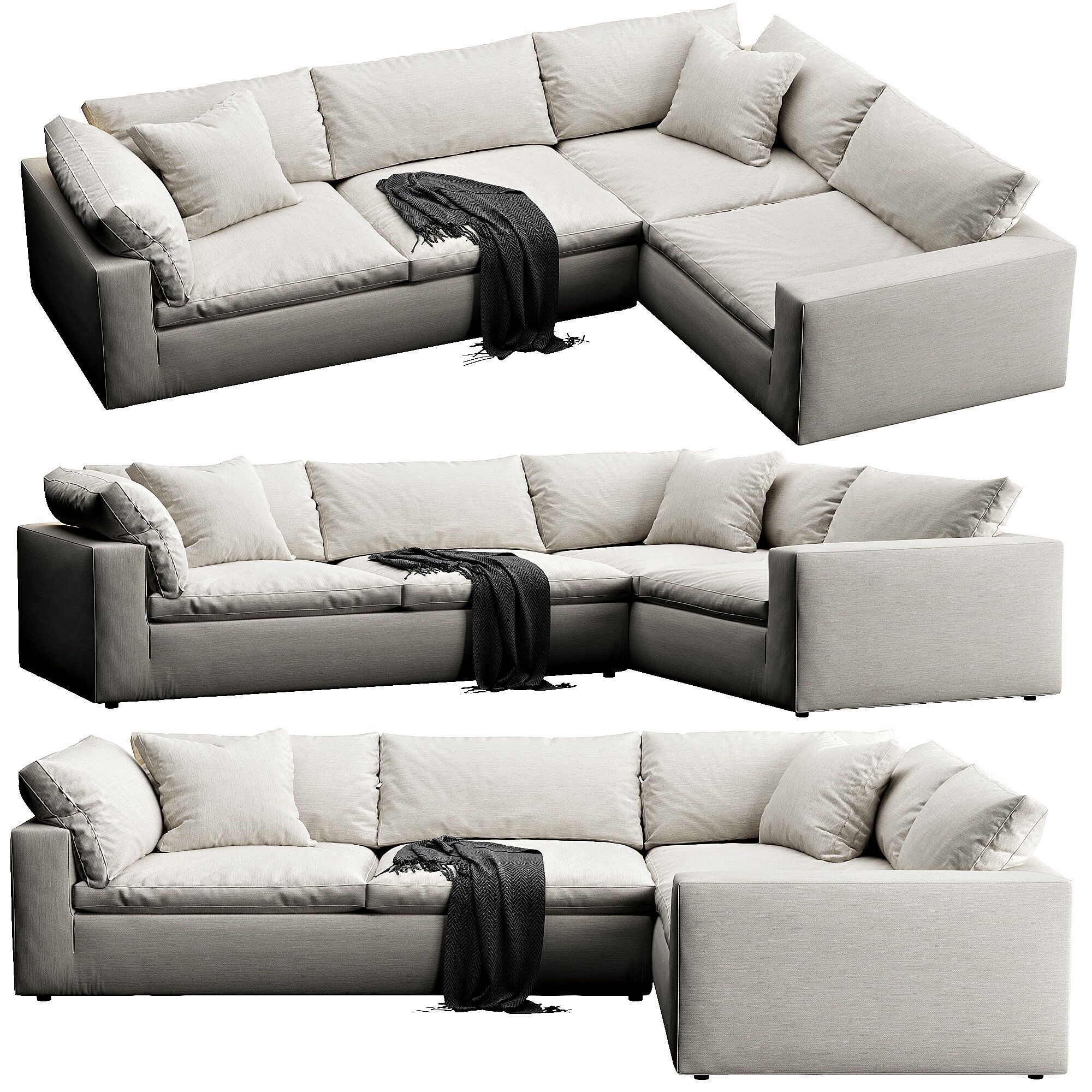 Restoration Hardware Cloud 3D model_1