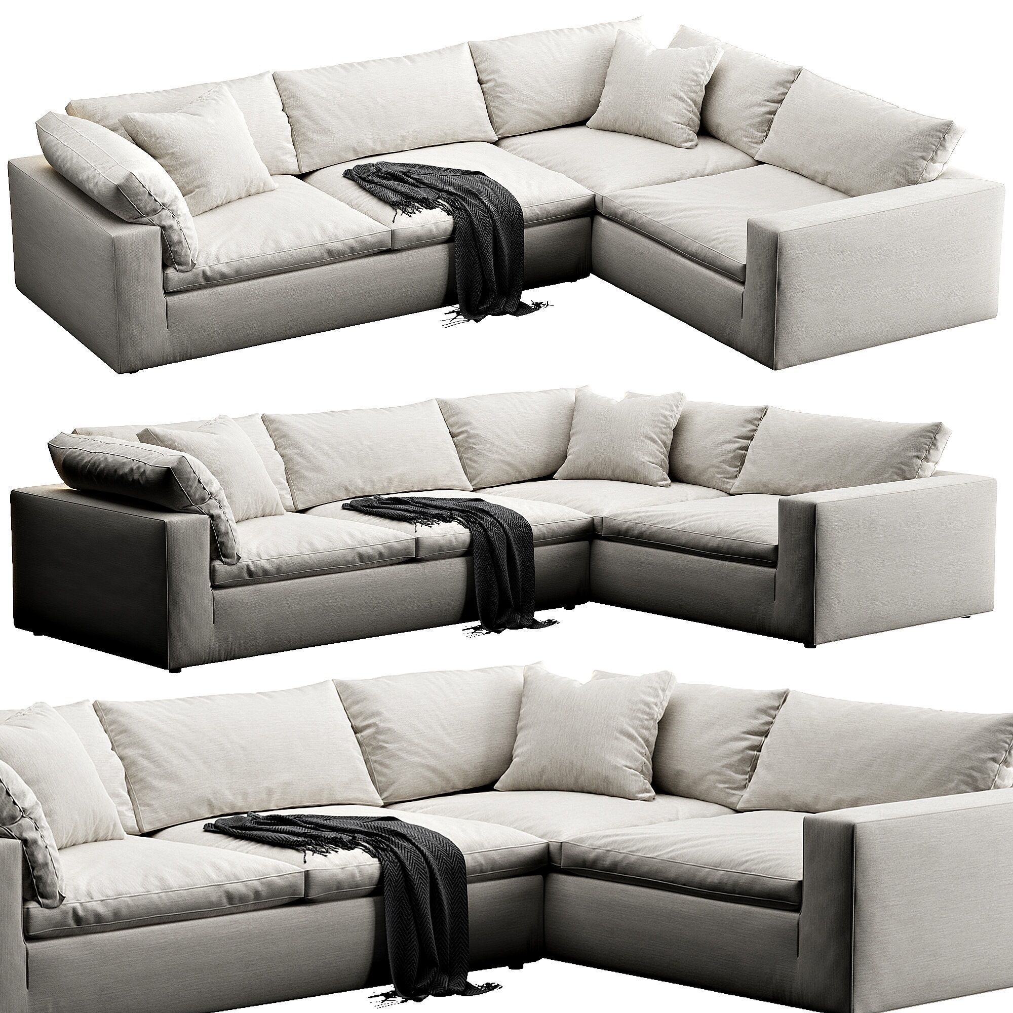 Restoration Hardware Cloud 3D model_4